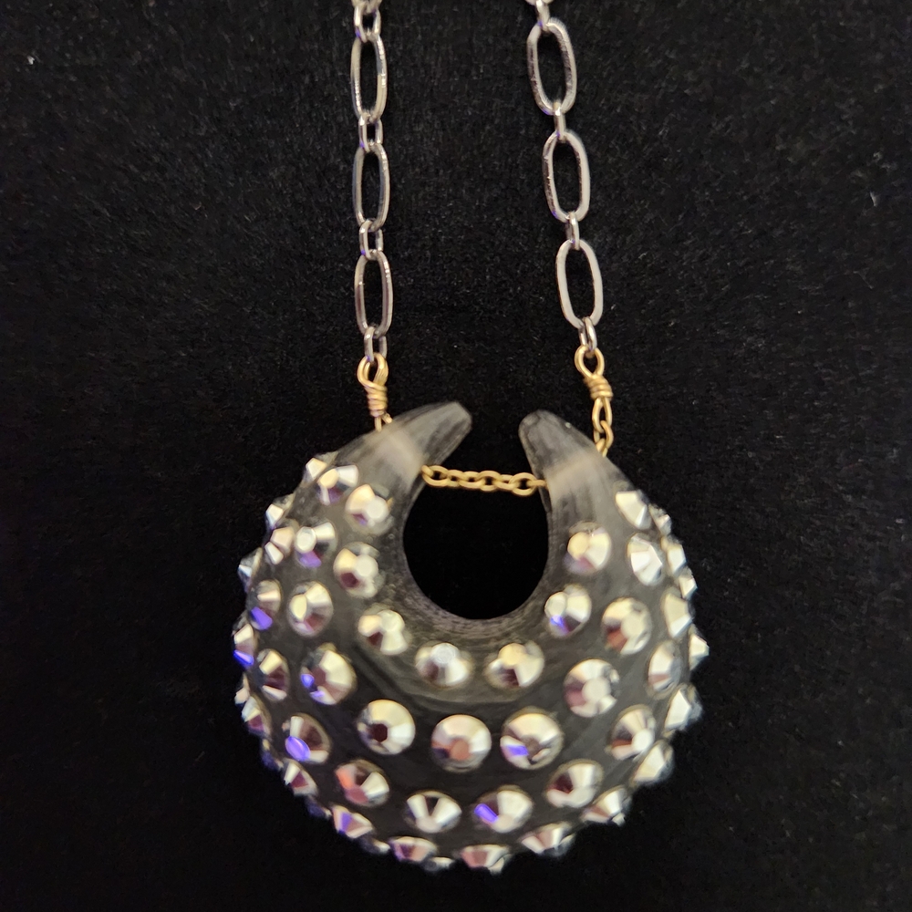 Alexis Bittar Black and Silver Necklace